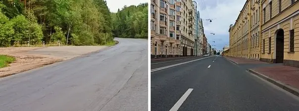 На каком рисунке изображён перекрёсток?